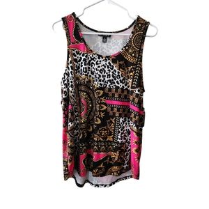 One Step Up Sleeveless Blouse Size XL NWT